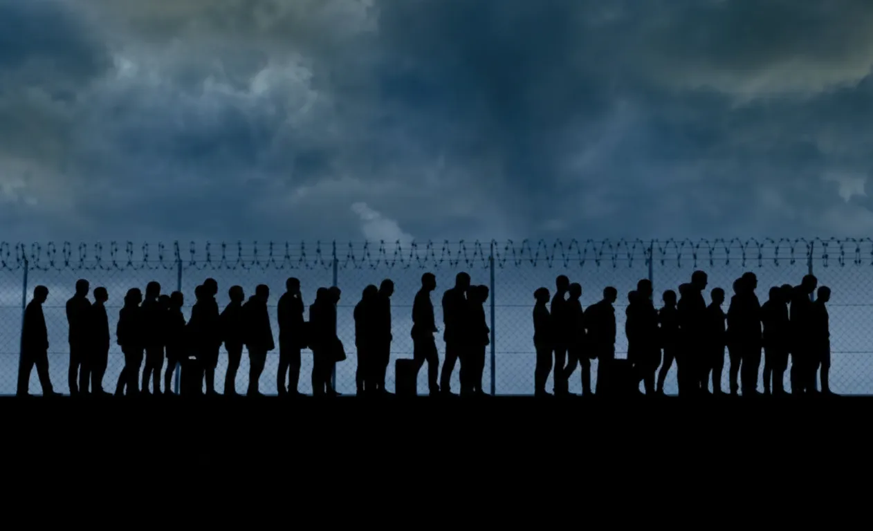 Siluetas de menores no acompañados - Fundación Ámbitos